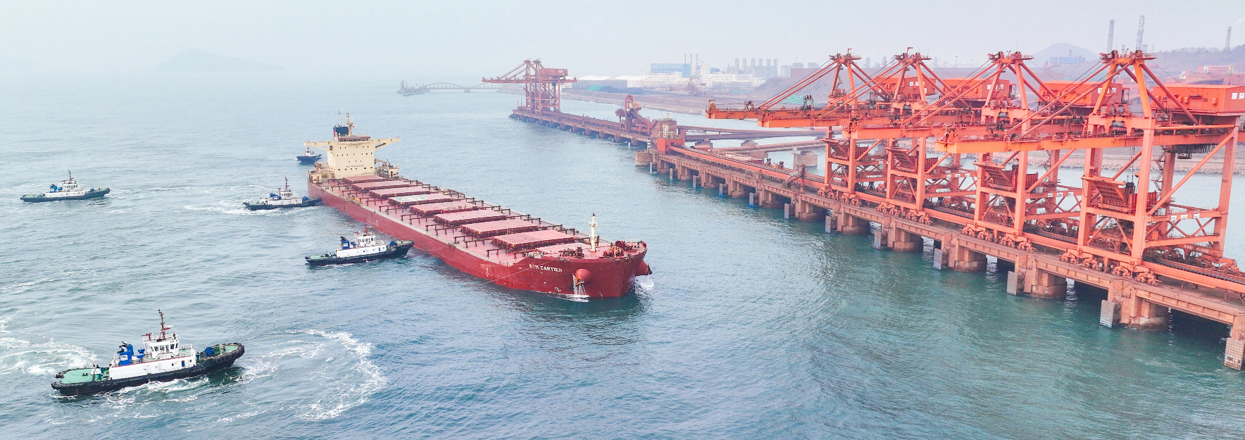 西芒杜保税破碎项目投产，SimFer首船铁矿石运抵大连港